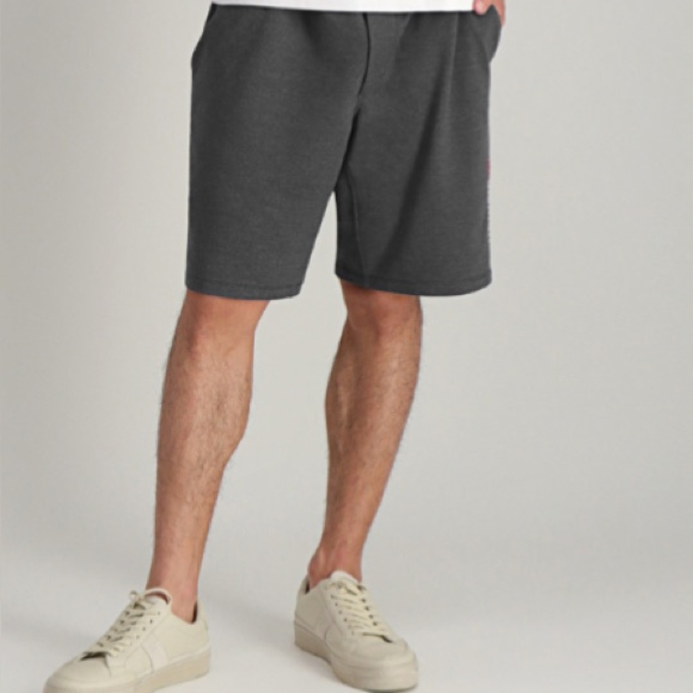 Mens lululemon City Sweat Short 9” *Love Size Large Heathered Black NWT